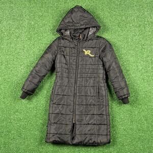 Vintage 2000s y2k Rocawear black long puffer coat